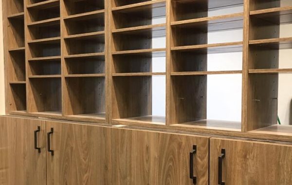 Custom mail slots for CIP office